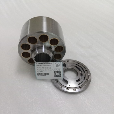 Hyunsang Block And Valve Plate 708-3D-04320 7083D04320 Of PC130 PC138 PC138US