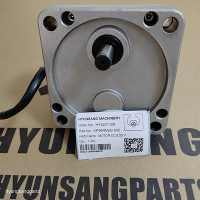 Hyunsang Excavator Spare Parts Motor DC 8,55V KP56RM2G-002 KP56RM2G002