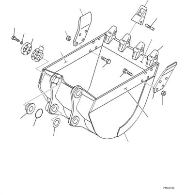 Bucket Tooth 205-70-19570 2057019570 775HL200TS K25RC For PC130 PC138