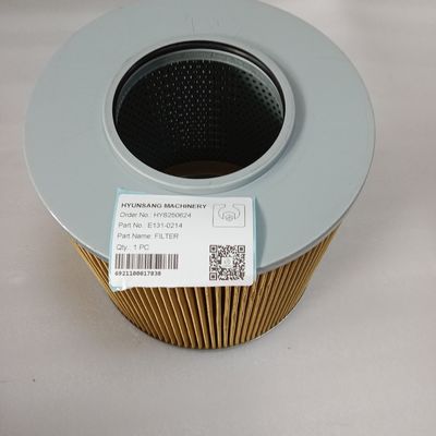 Hyunsang Excavator Filter E131-0214 For Hyundai Excavator R170W-3 R200W-7 R250LC-9 R430LC-9
