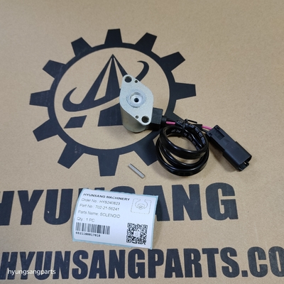 Hyunsang Excavator Parts Solenoid 702-21-56241 For  D31EX, D31PX, D37EX, D37PX