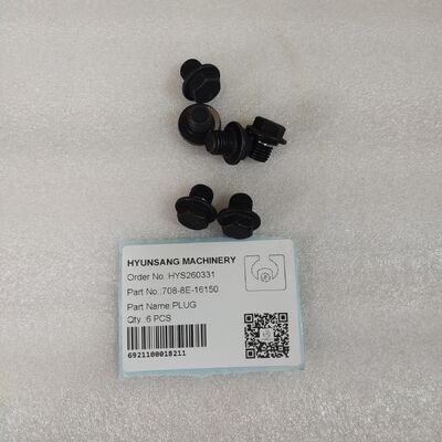 Excavator Parts 708-8E-16150 Plug For PC100 PC110R PC120