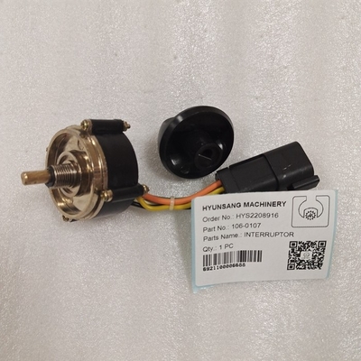 Excavator Parts Rotary Switch Interruptor 106-0107 1060107 For 311C 312C 314C 315C