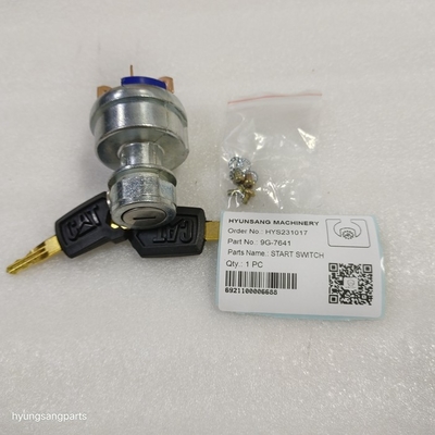 Hyunsang Excavator Spare Parts Start Switch 9G-7641 Fit For 120G 120H 120H ES 120H NA