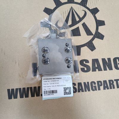 Hyunsang Excavator Parts 723-40-70100 Pressure Reducing Valve for 6D102 PC200-6
