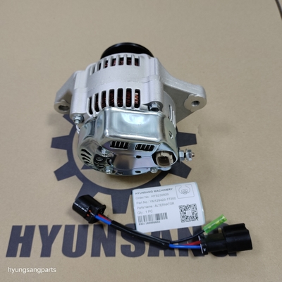 Hyunsang Excavator Parts Alternator YM129423-77200 For 4TNV98 3TNV82