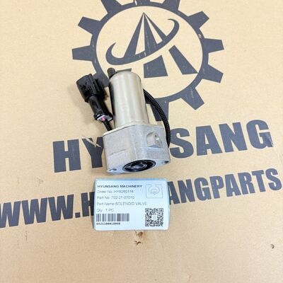 Hyunsang Excavator Parts Solenoid Valve 702-21-07010  For  PC200-6