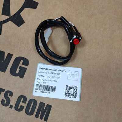 Excavator Parts Switch 22U-43-21211 For PC130-7 PC200-7 PC200-8 PC220-7 PC220-8